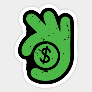 okey money Sticker